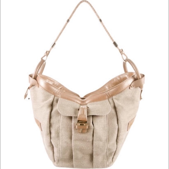 Jimmy Choo Raffia Shoulder Bag - Picture 1 of 4